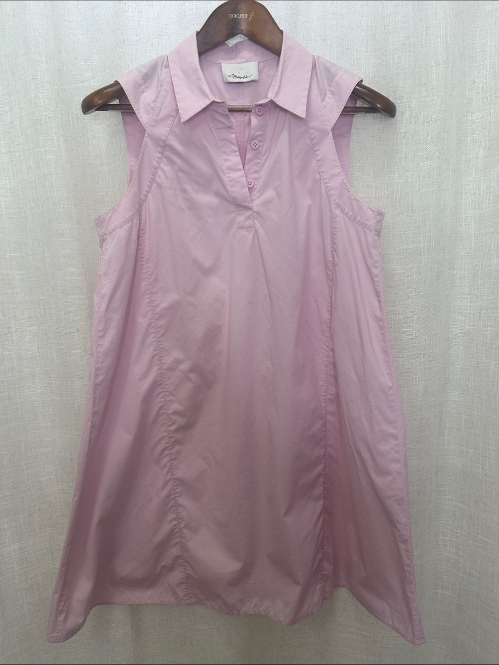 3.1 Phillip Lim Sleeveless Collared Shift Dress in Light Lavender Size 6